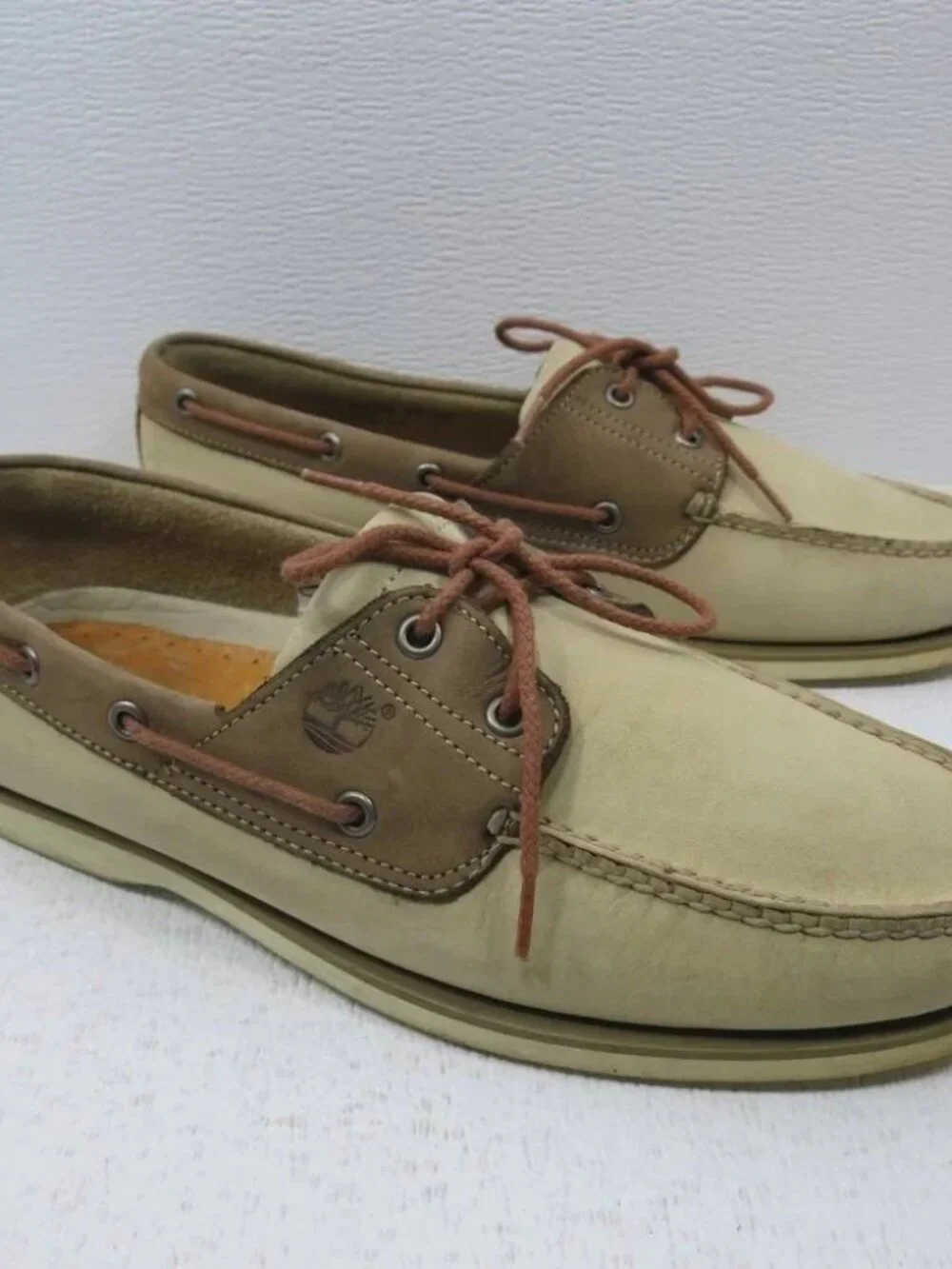 Timberland Two Tone Nubuck Casual Deck Boat Shoes Men's Footwear Shoes Sz 11.5